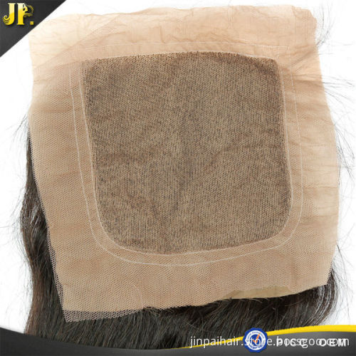 Peruvian Remy Human Hair Loose Wave Virgin Hair Silk Base Closure